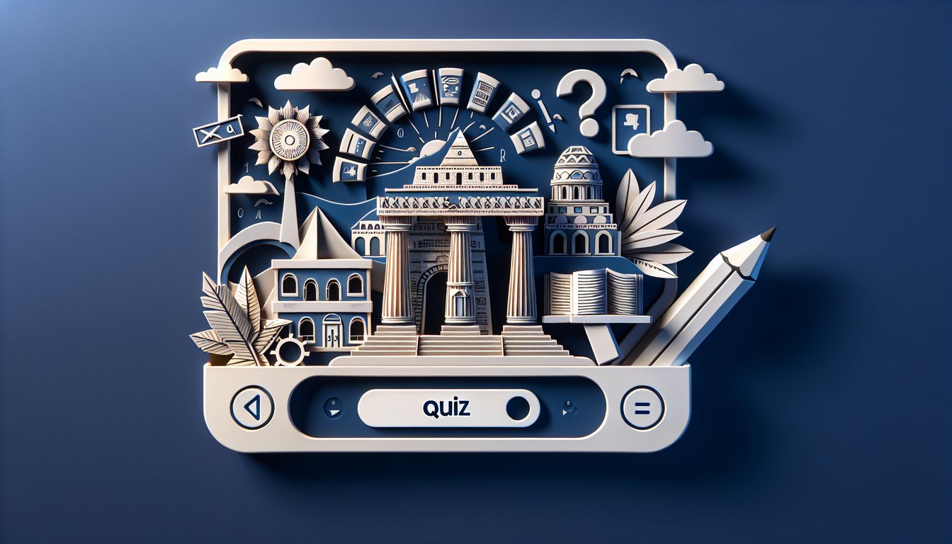 Paper art illustration of two runners racing on a dark blue background with Raymonds Run quiz title
