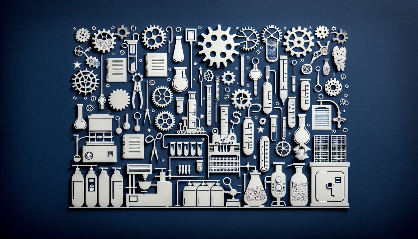 3D voxel art depicting Food Processing Unit Operations I Lab course
