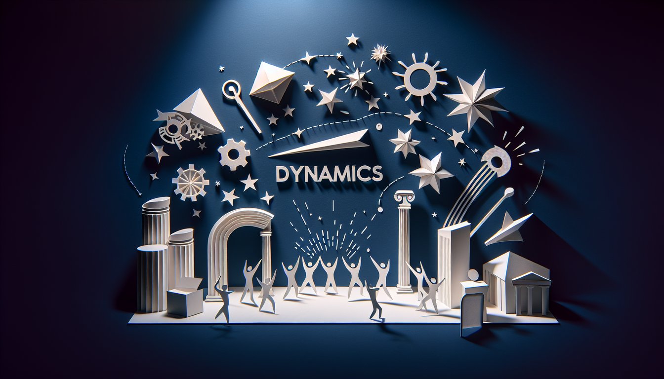 3D voxel art representing the course Acting Studio IV Dynamics