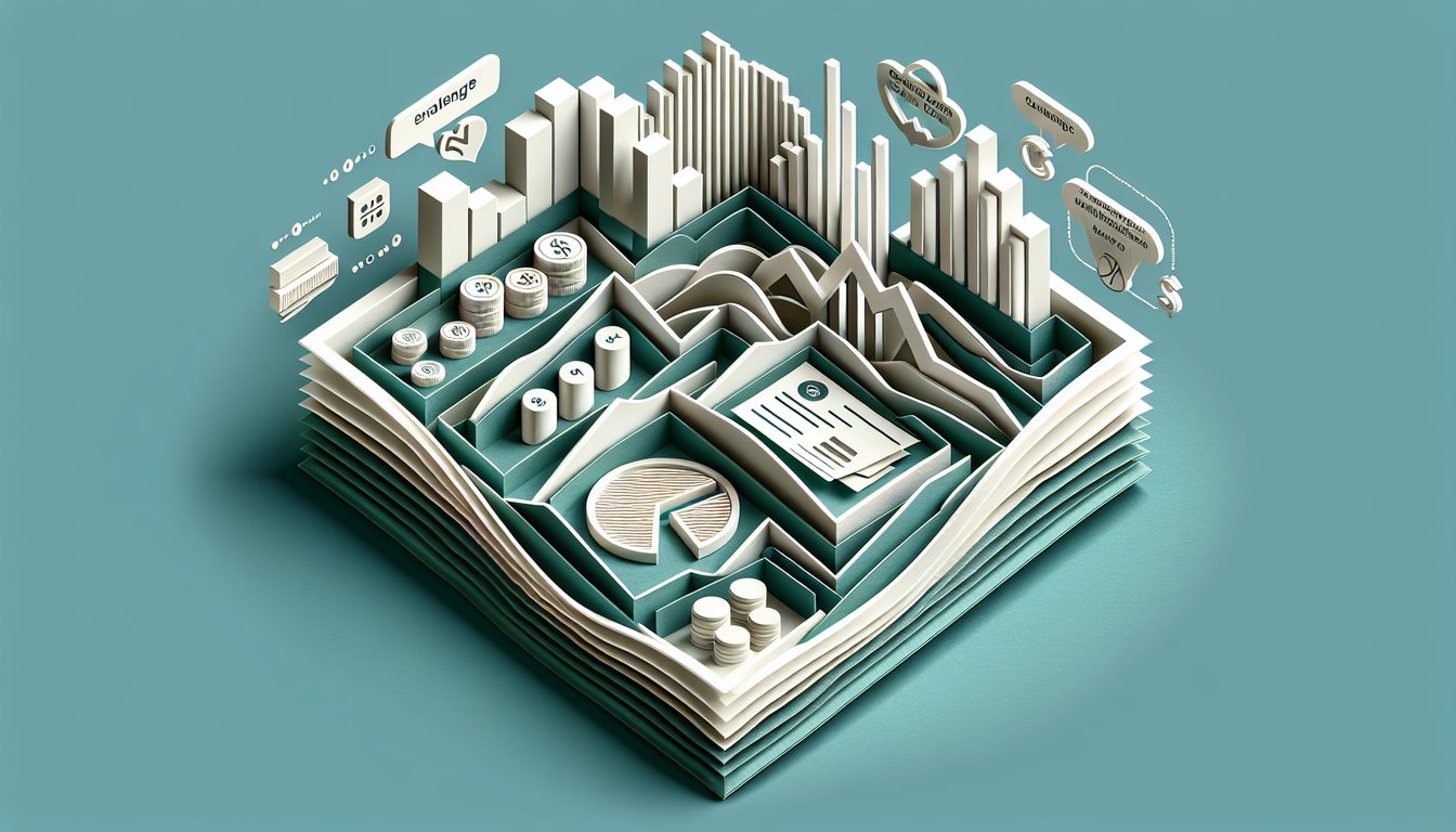 Paper art quiz on teal background featuring CMFAS mock exam on structured products equity-linked notes and deposits.