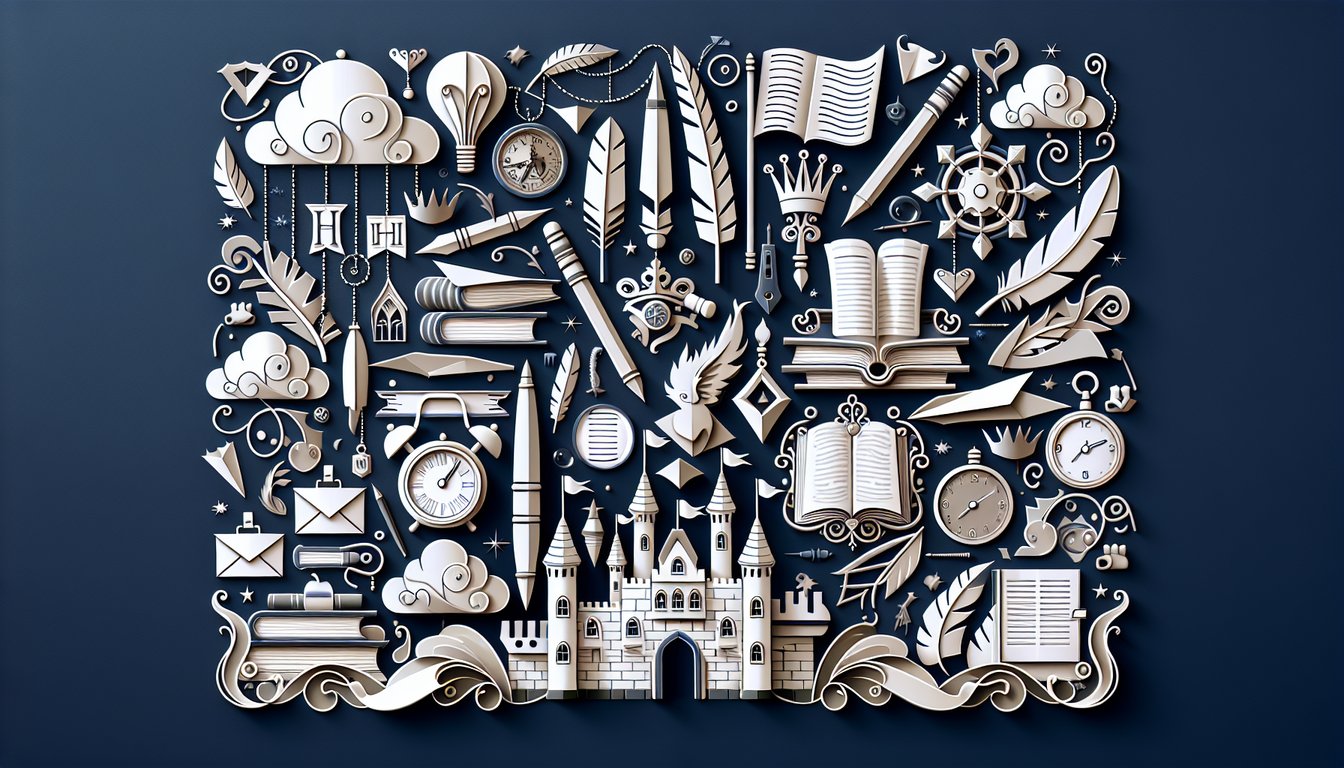 Colorful paper art promoting Wild Prince Unlocked literature trivia quiz for high school students.