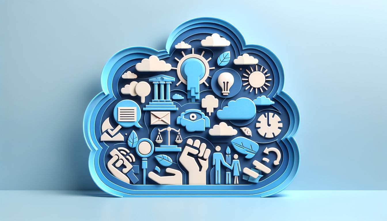 paper art illustration of vocal waves and broken speech bubbles on sky blue background symbolizing defamation slander quiz