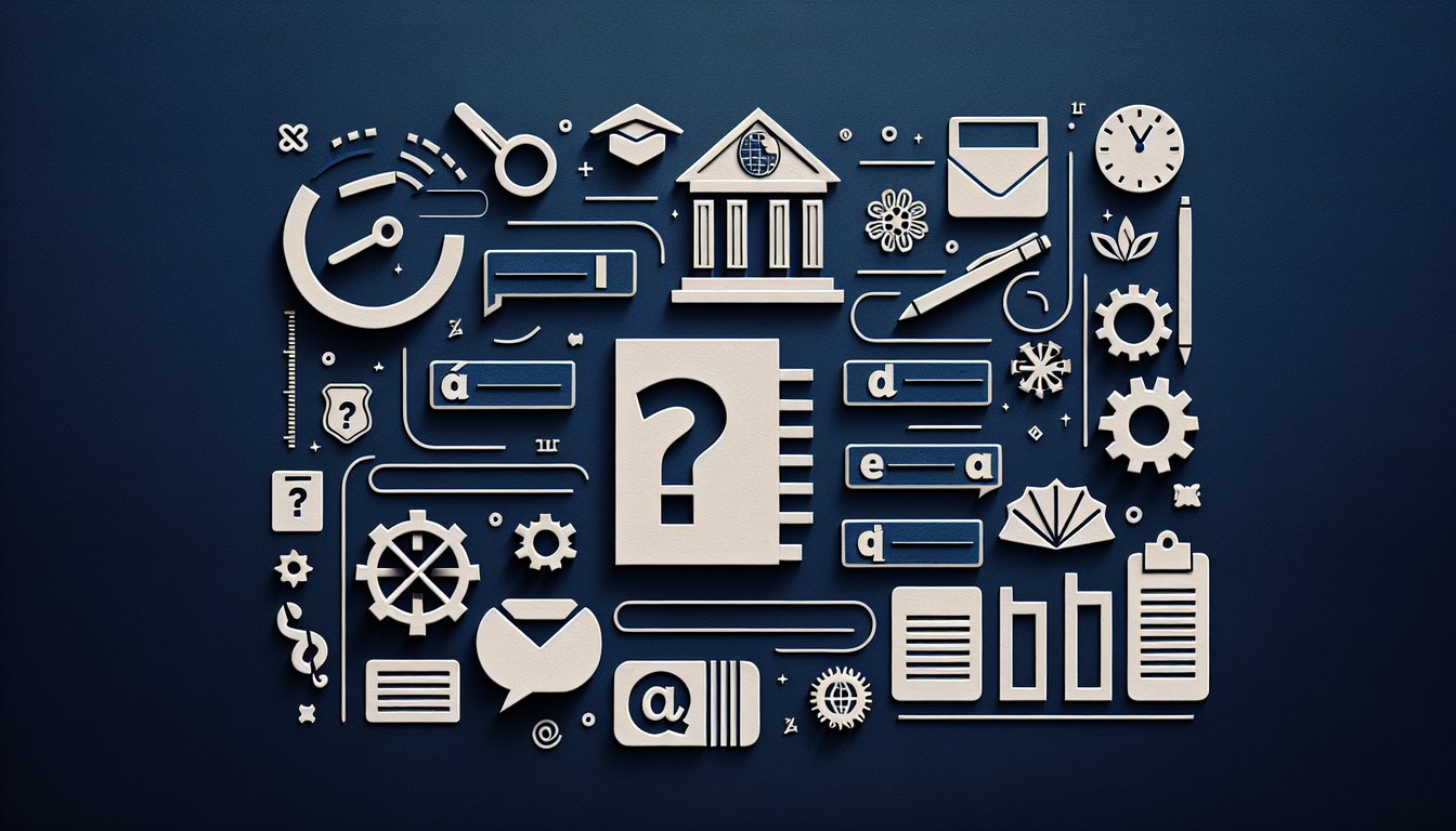 Paper art depicting a trivia quiz for high school Spanish language learners.