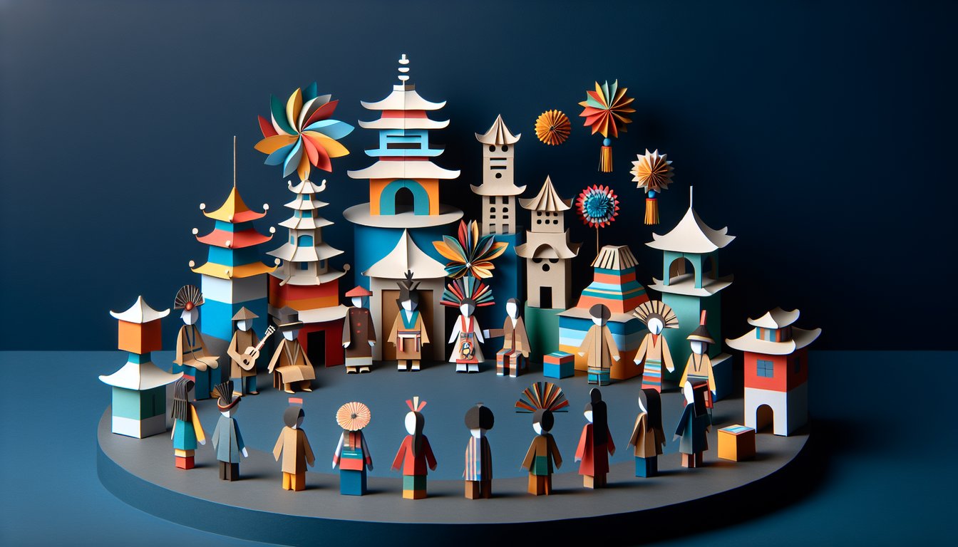 3D voxel art for Sociocultural Anthropology course