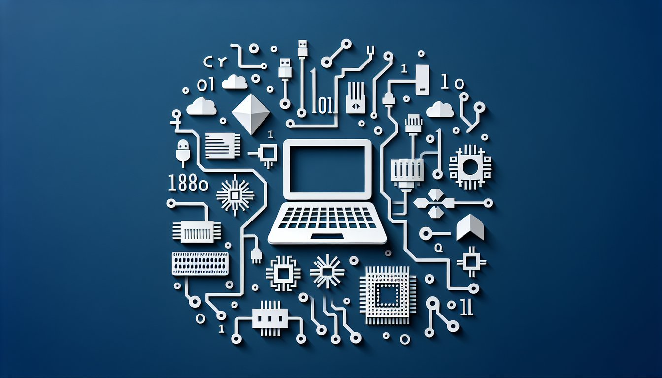 3D voxel art depicting Introduction to Computer Science II course content