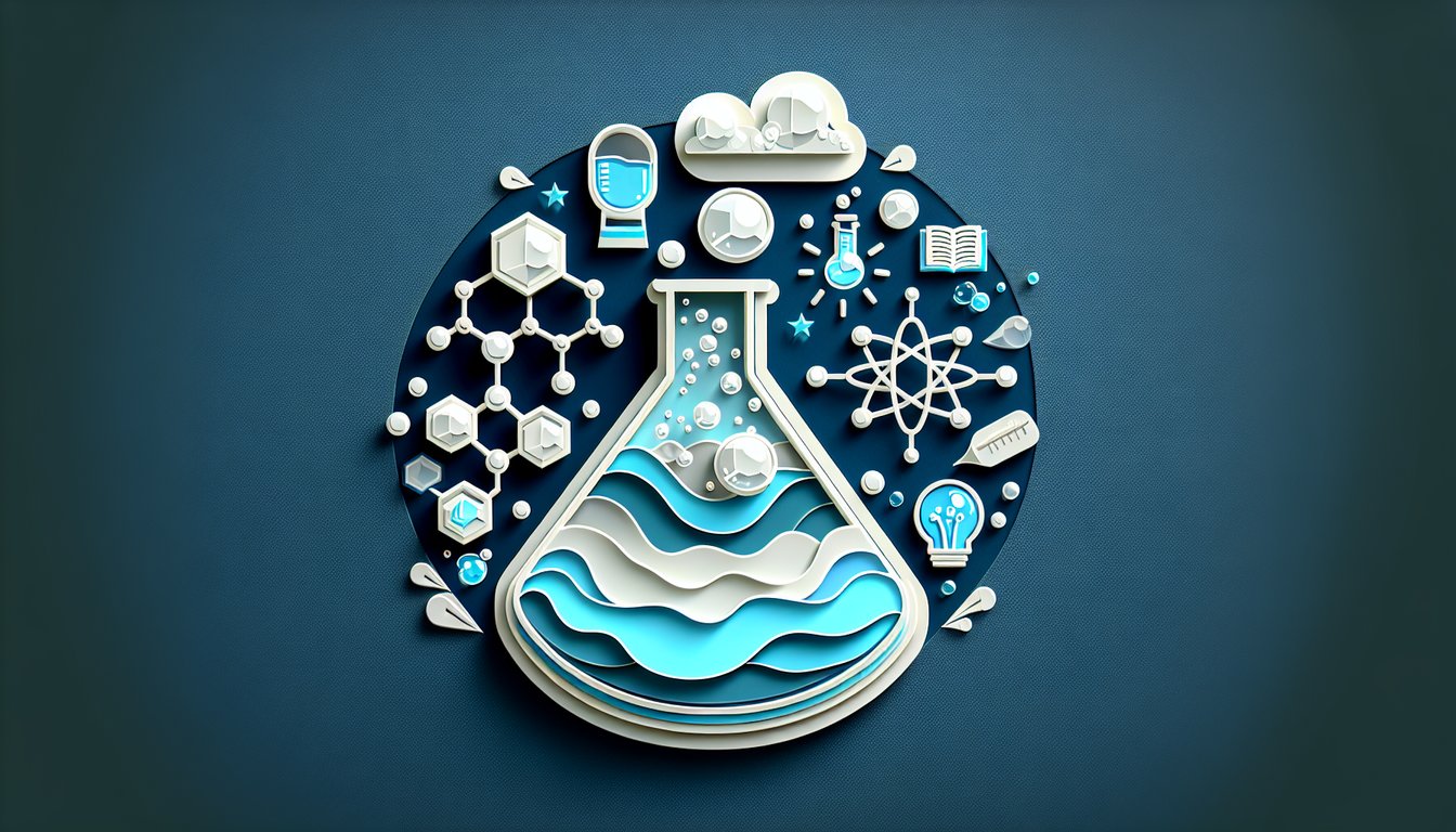 Paper art illustration for a CFC knowledge quiz on a dark blue background