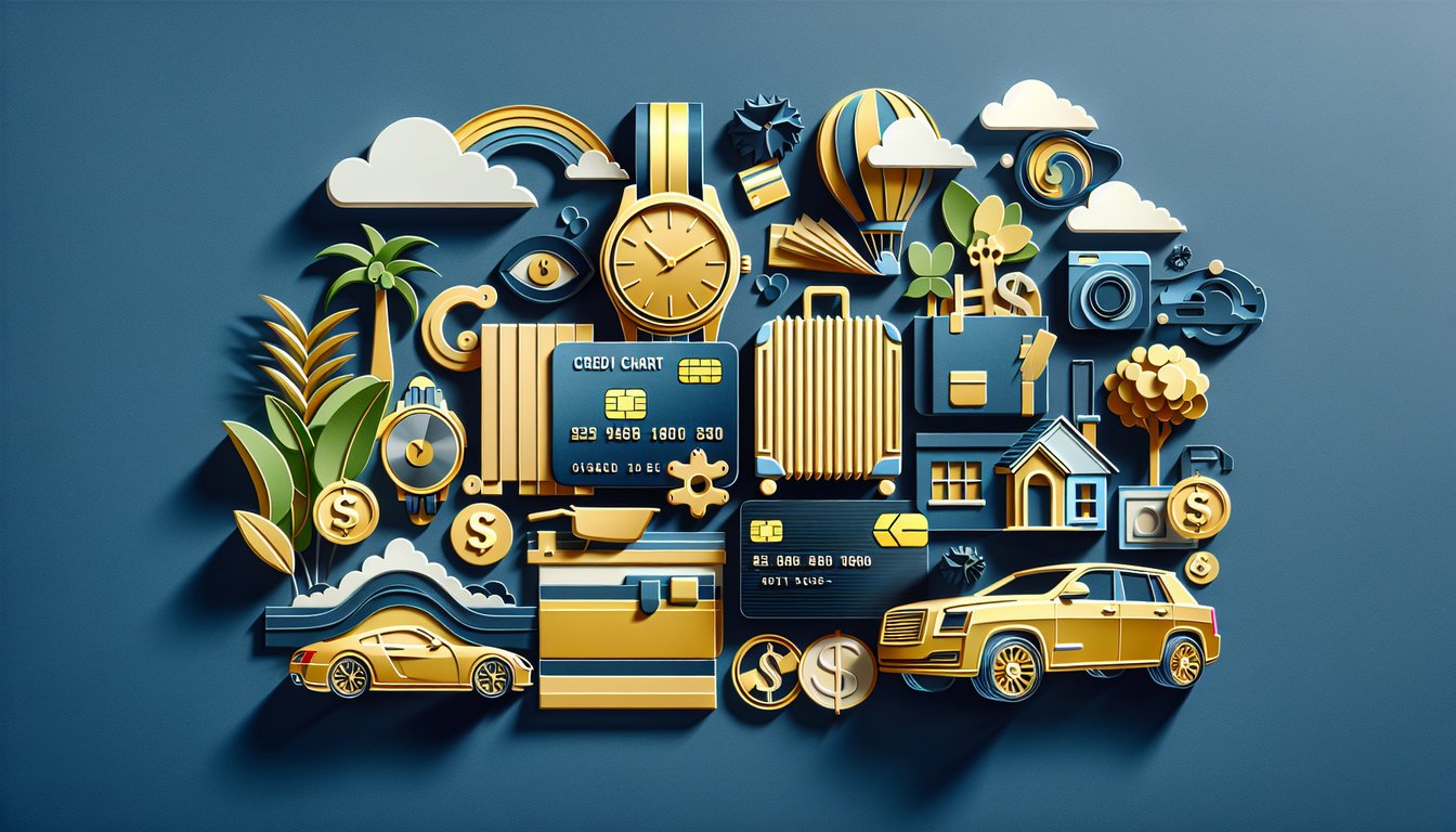 Paper art illustration for Am I Rich Quiz revealing financial style based on spending and lifestyle on dark blue background