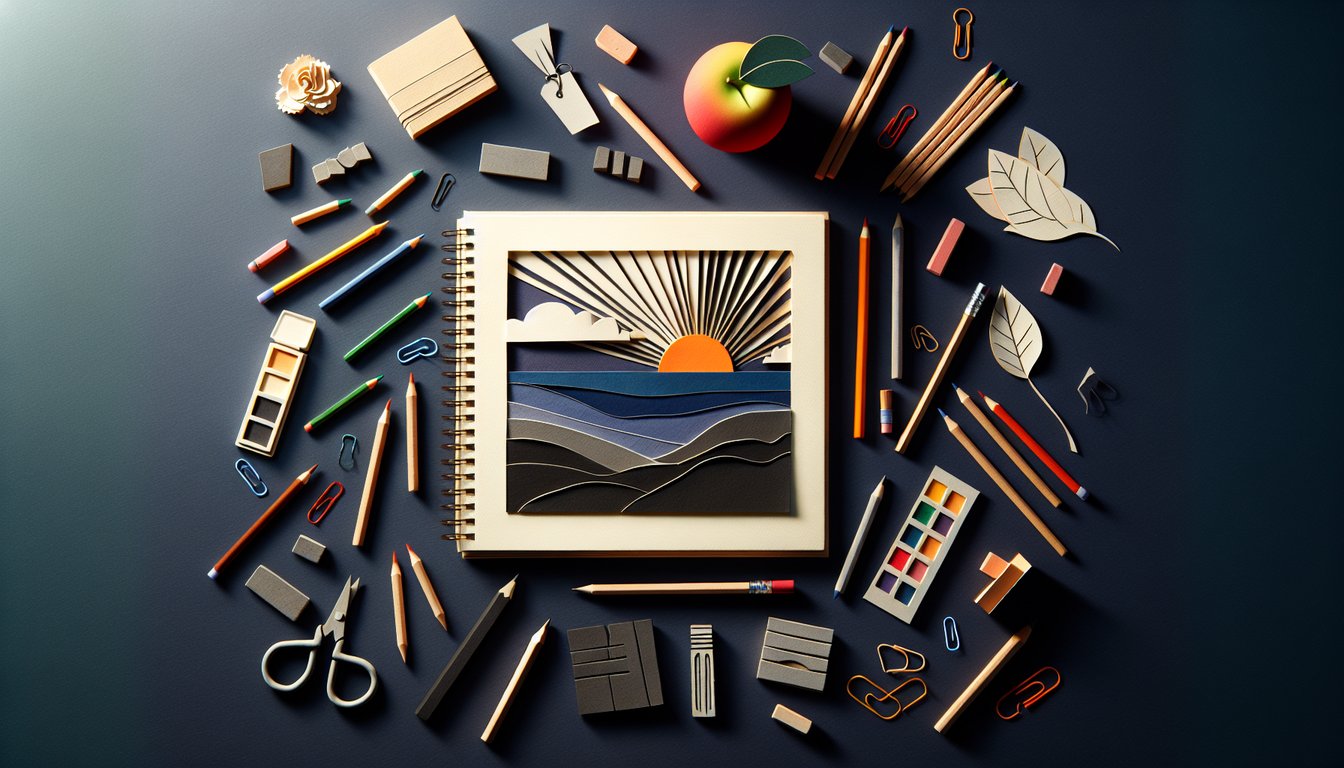 3D voxel art showcasing the Beginning Illustration course content