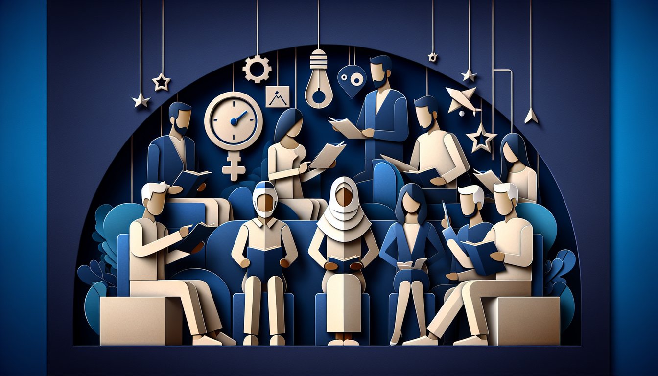 3D voxel art showcasing the User Research and Evaluation course