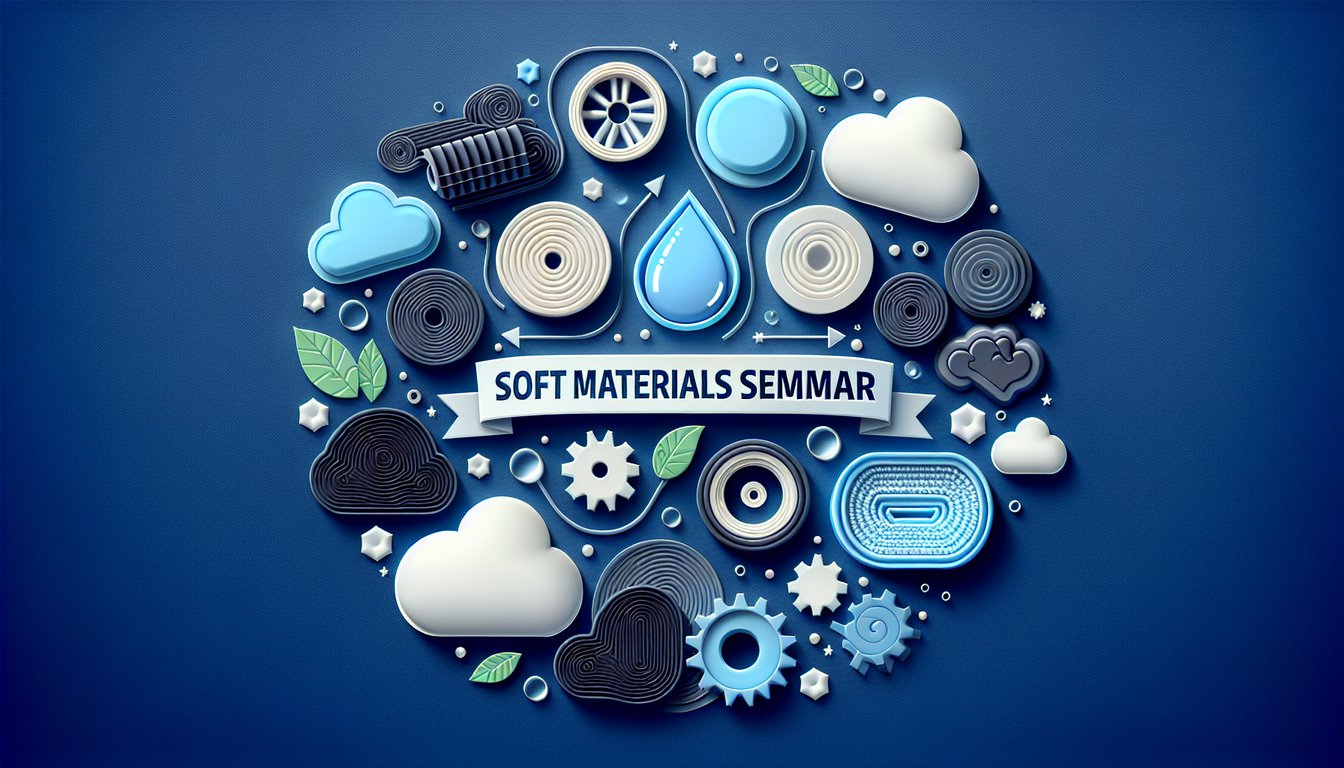 3D voxel art representing Soft Materials Seminar course