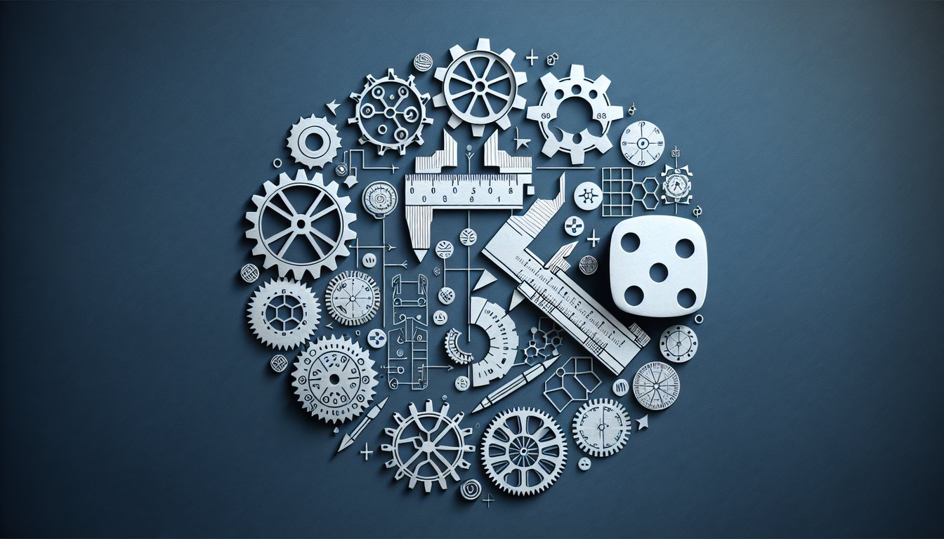 3D voxel art illustrating concepts from the Engineering Risk and Uncertainty course