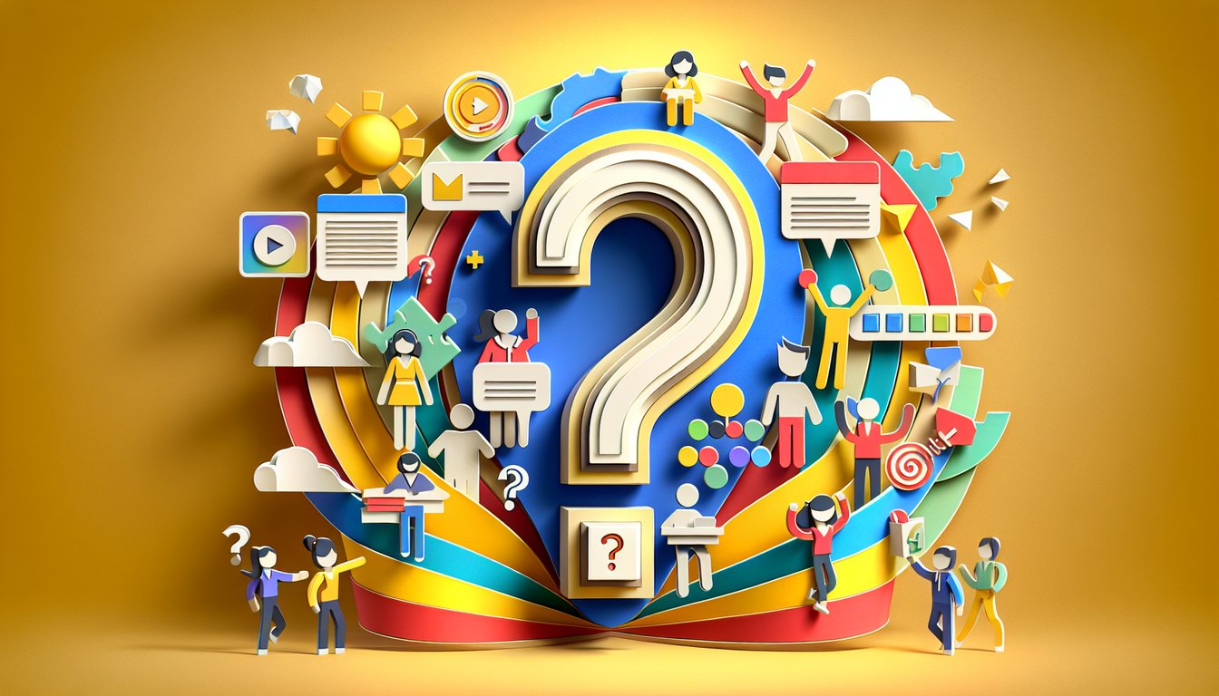 Paper art illustration for South Park quiz featuring Cartman, Kenny, Stan on golden yellow background