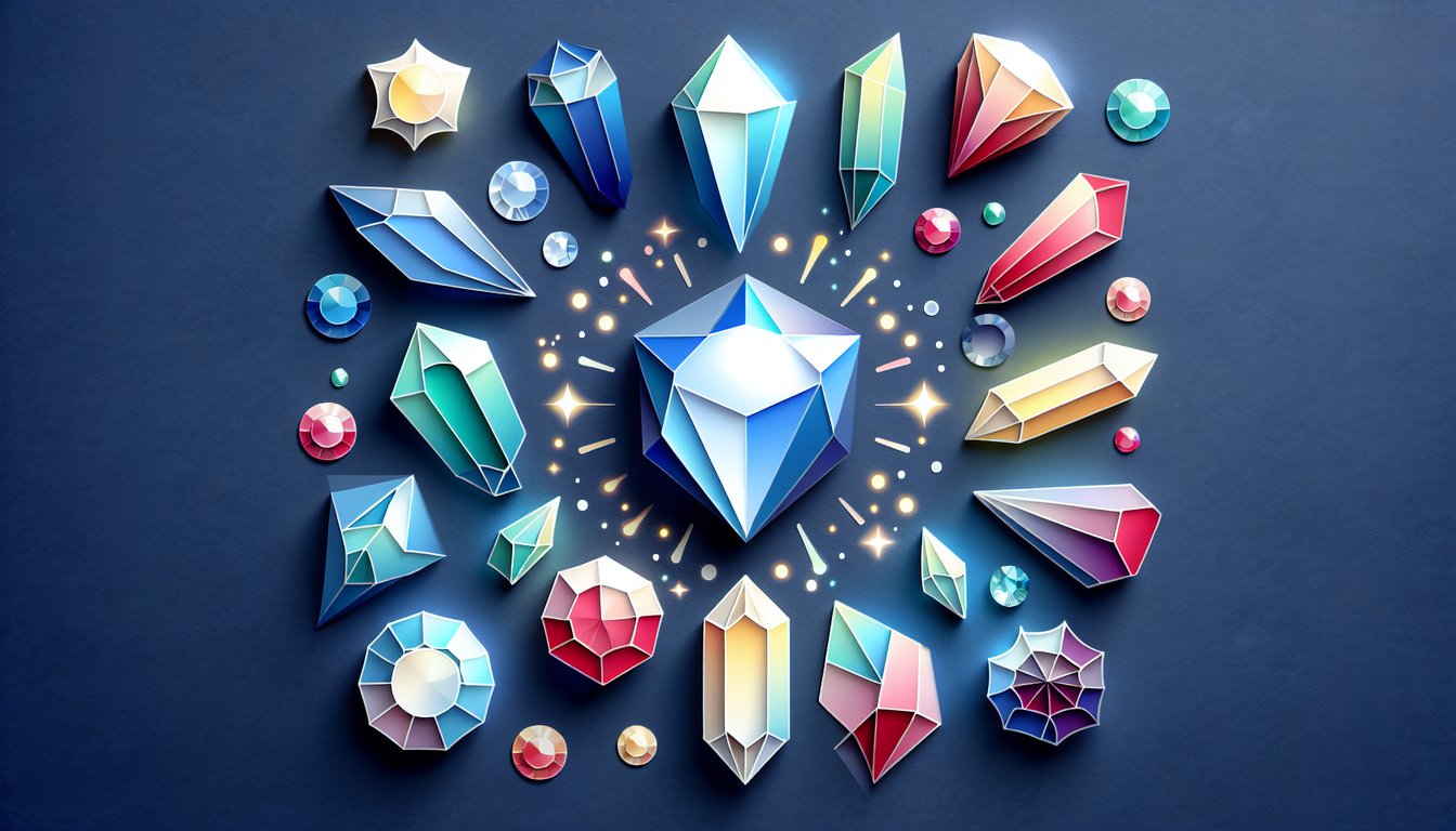 Paper art illustration for a Steven Universe themed personality quiz on a dark blue background
