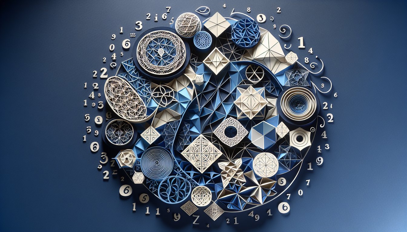 3D voxel art illustrating concepts from the Number Theory course