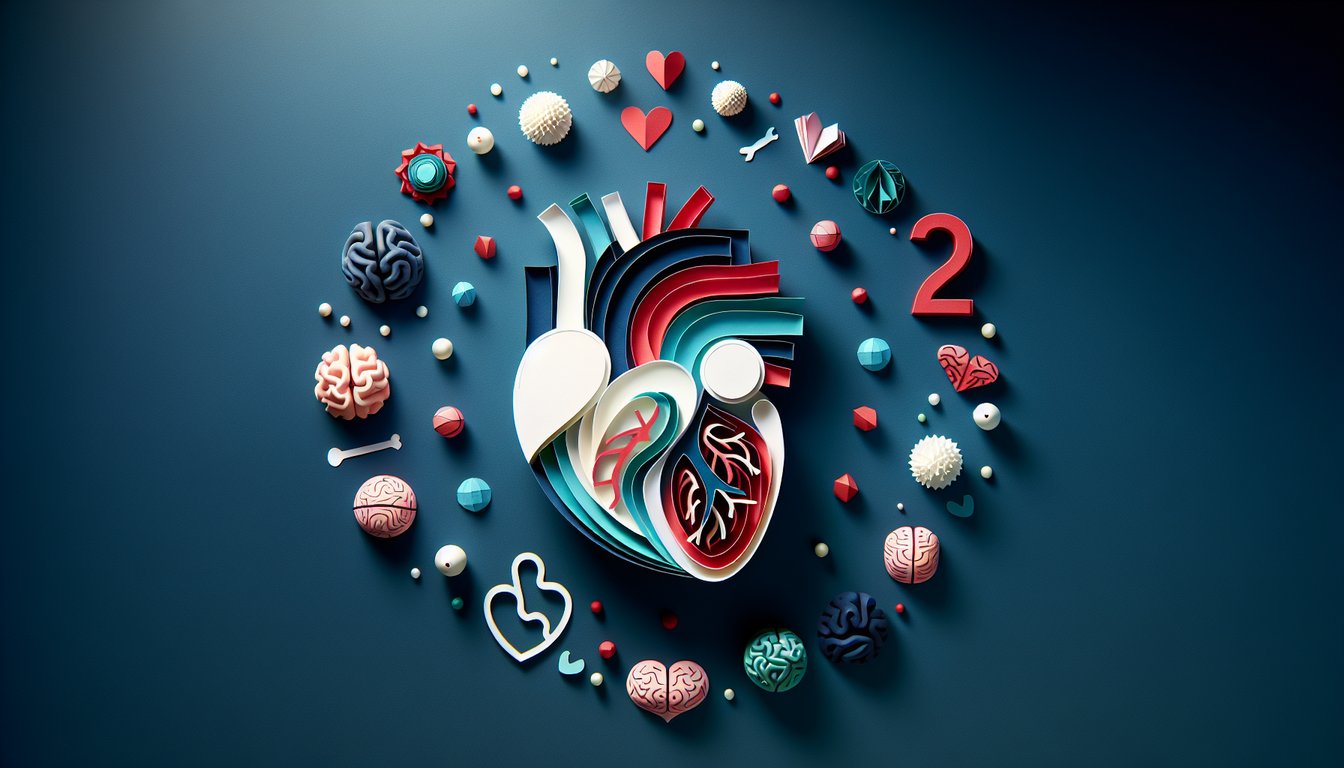 Paper art illustrating a trivia quiz for AP Chapter 2 for college students.