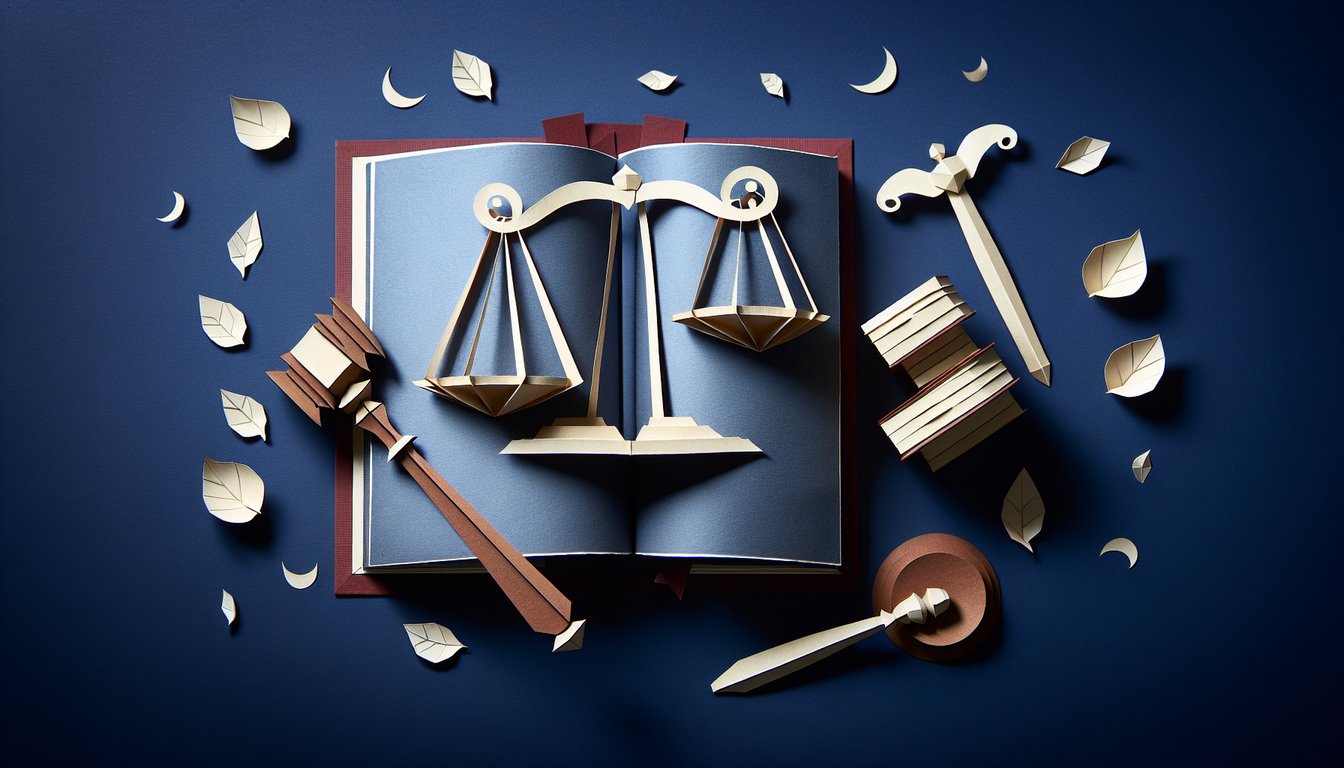 3D voxel art showcasing Elder Law course materials and textbooks