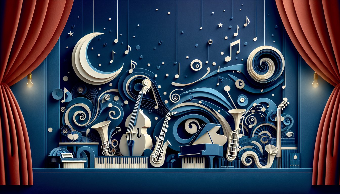 3D voxel art for the course Fundamentals of Improvisation Jazz and Beyond