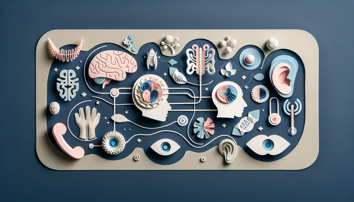 3D voxel art representing Intro Hum Comm Sys and Disorders course content