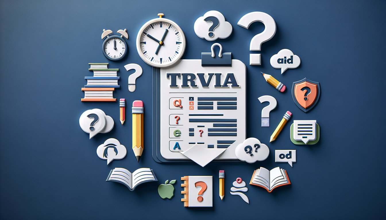 Colorful paper art promoting Adjective  Adverb Showdown quiz for high school English students.