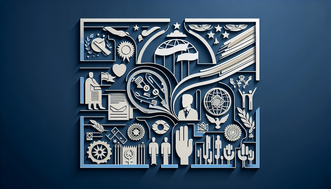 Paper art portrait of Sardar Vallabhbhai Patel on dark blue background with bold quiz text inviting test of knowledge