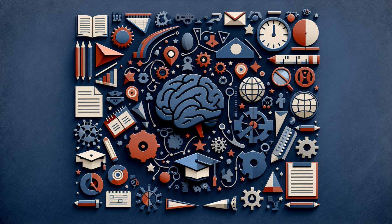 Colorful paper art promoting Social and Growth Quiz for high school students.