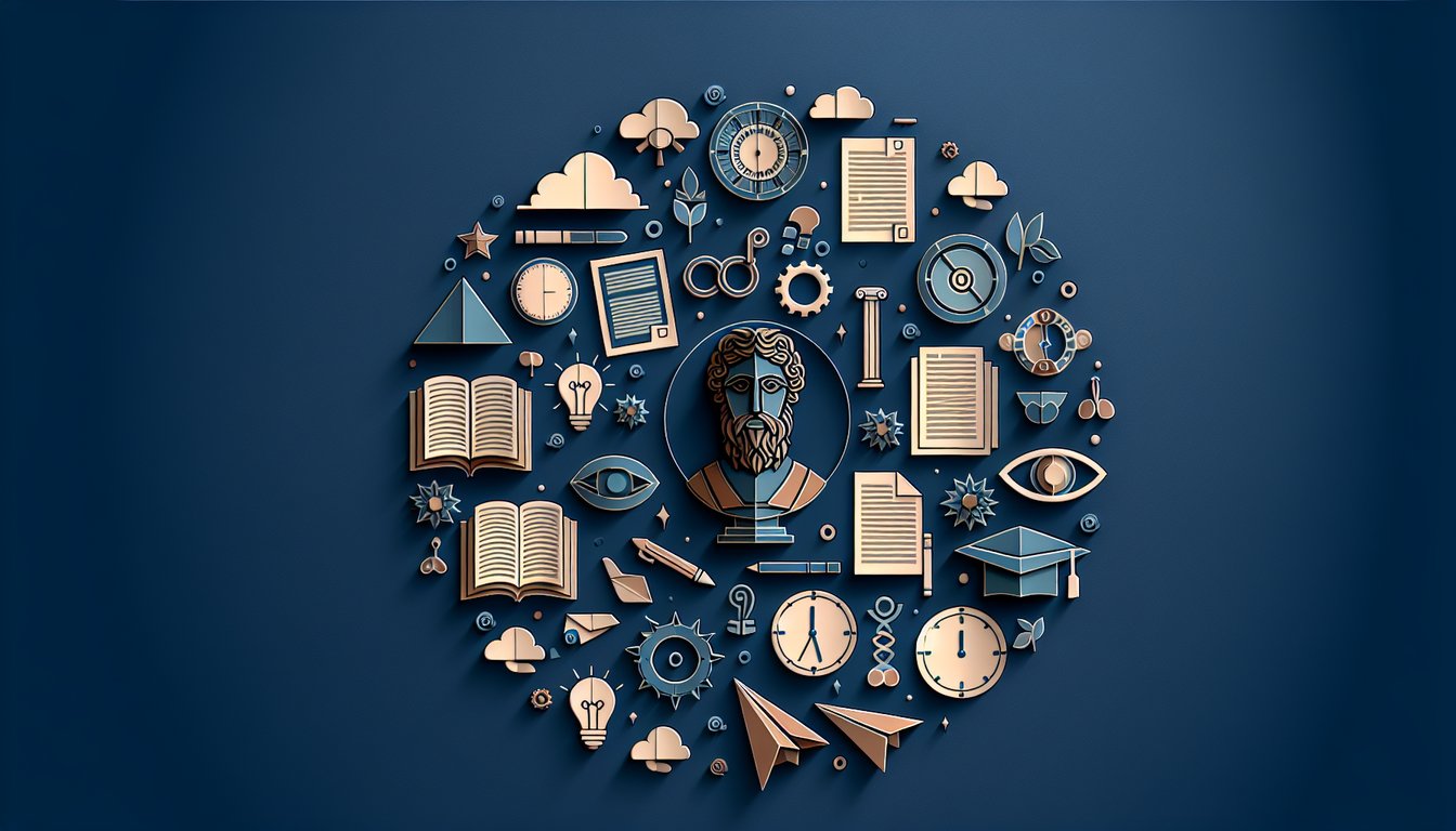Paper art depicting a trivia quiz for high school students on wisdom and inexperience.