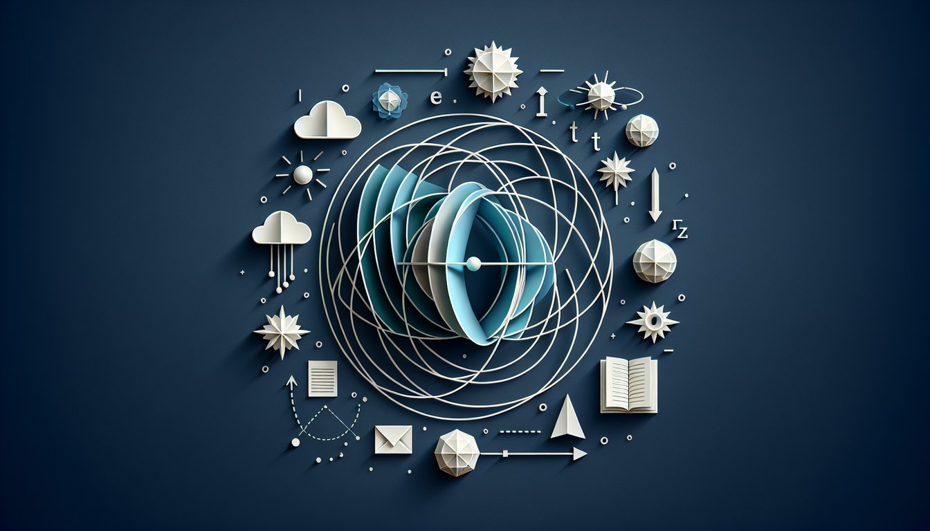Paper art illustrating a trivia quiz on Newtons Law for high school physics students.