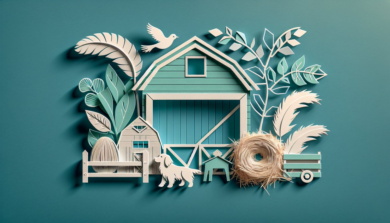 Paper cut illustration of quiz scene with open book pages, question marks, chapter text elements on teal background.