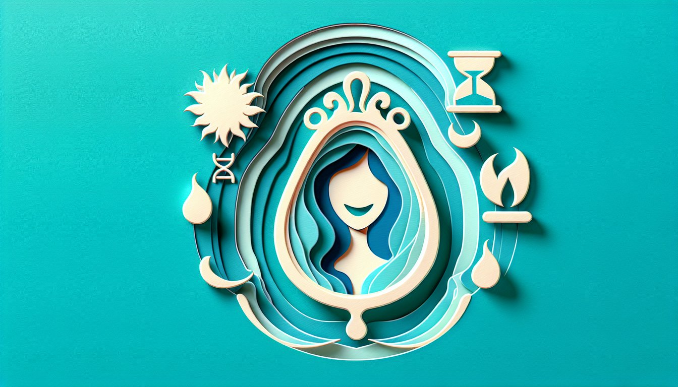 Paper art illustration for Am I Hot quiz revealing attractiveness level on a teal background