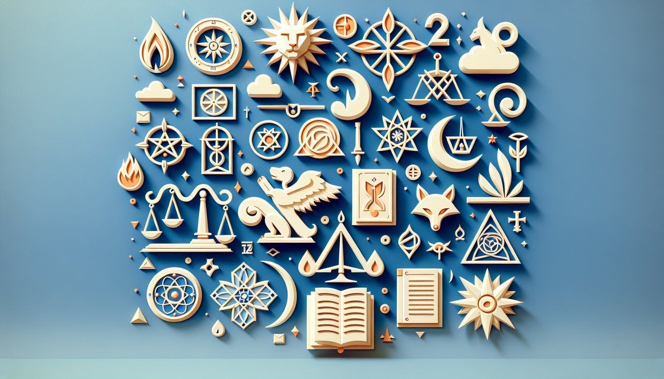 Paper art fantasy scroll and glowing orbs hint at an Alchemy of Souls character personality quiz on sky blue background.