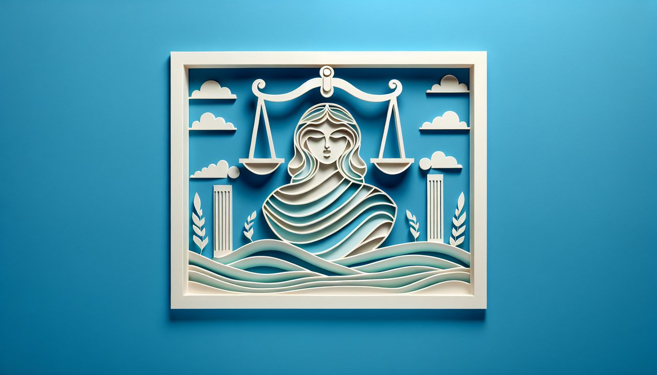 paper art showing Capitol dome eagle stripes and quiz prompt for American Government Unit 1 Test on sky blue background