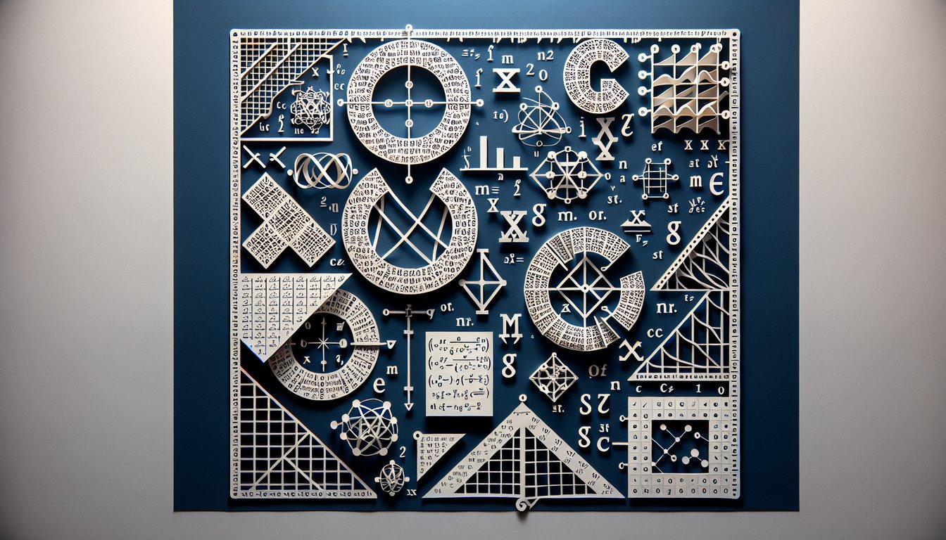 3D voxel art representing Linear Algebra with Computational Applications course content