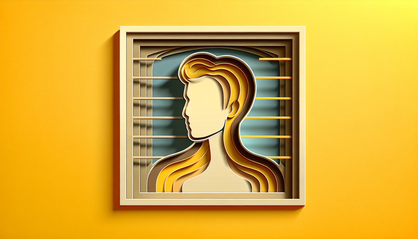 Paper art illustration for quiz on Cameron Boyces height trivia on a golden yellow background