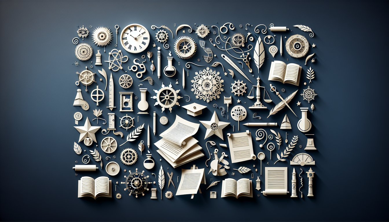 Colorful paper art promoting an engaging AP Lit Units 4  6 practice quiz for high school students.