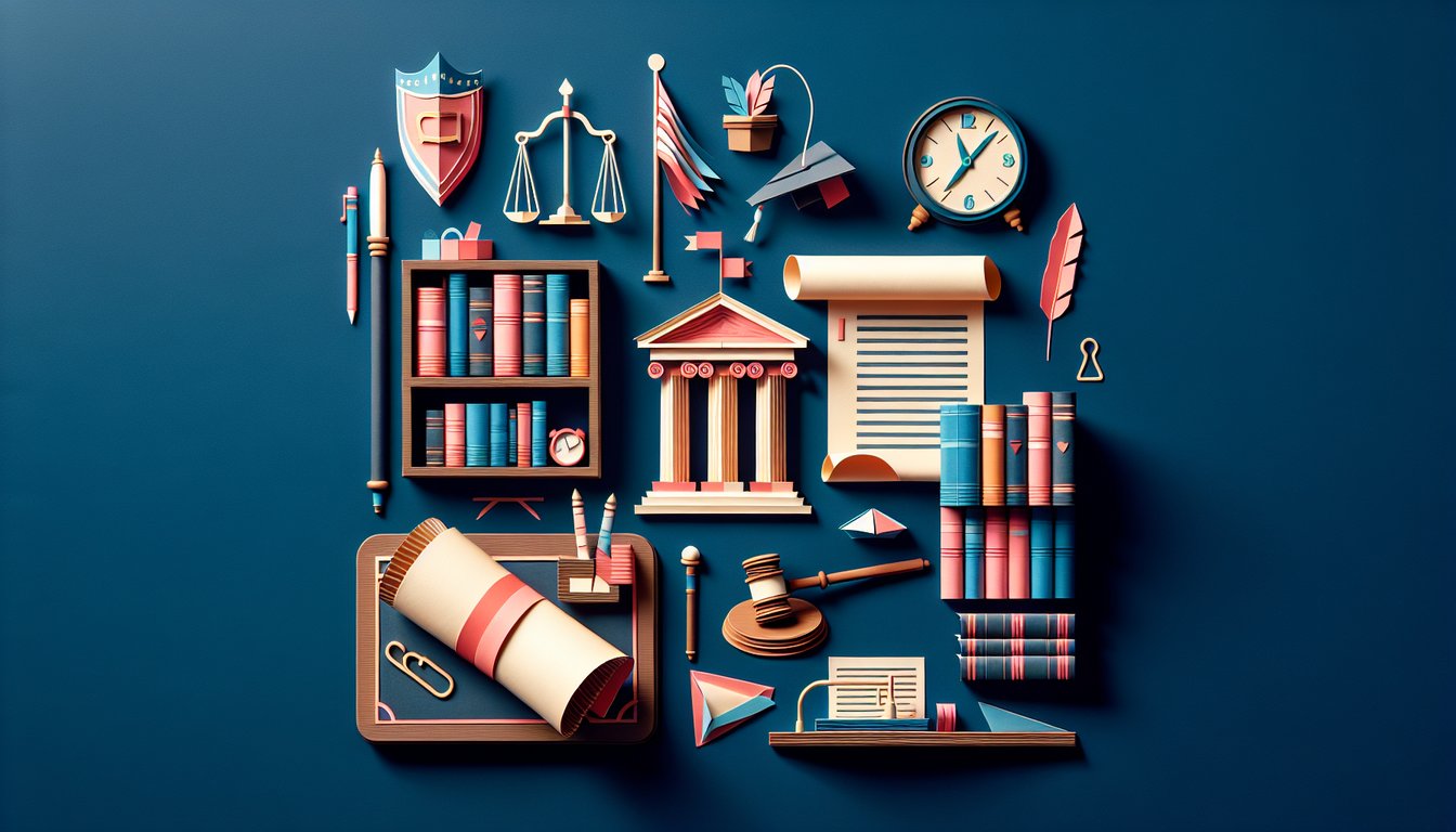 Colorful paper art promoting Congress Uncovered, a trivia quiz for high school students.