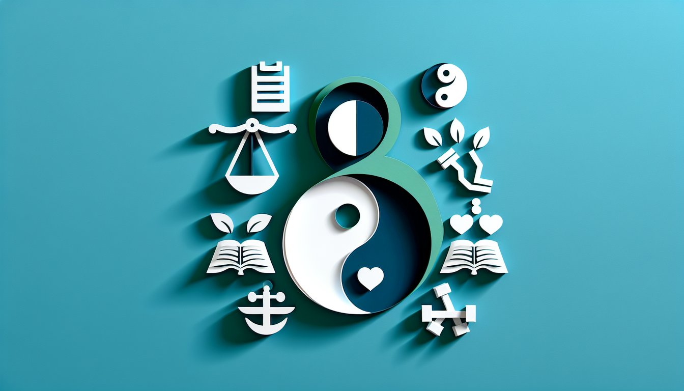 Paper art illustration for quiz on toxic masculinity and healthy beliefs on a teal background