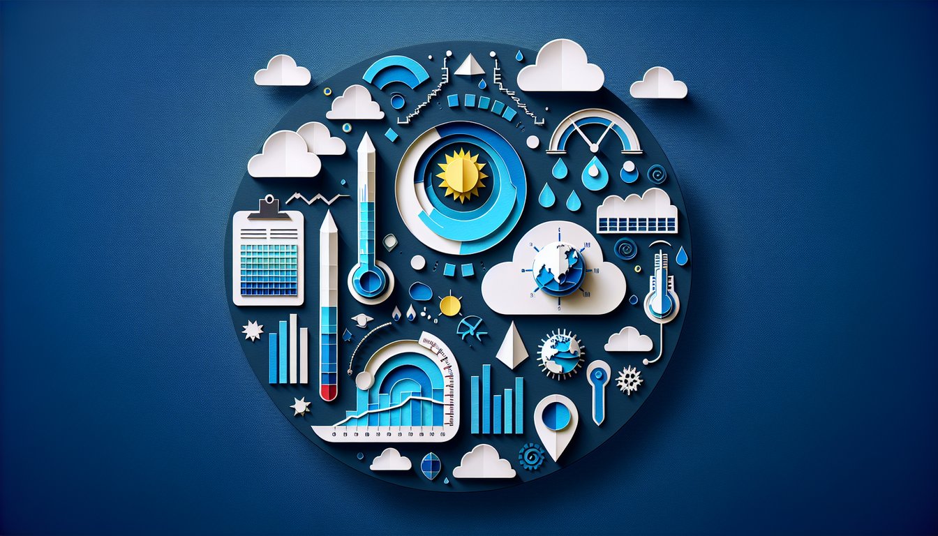 3D voxel art showcasing the Applied Meteorology and Climate Services course