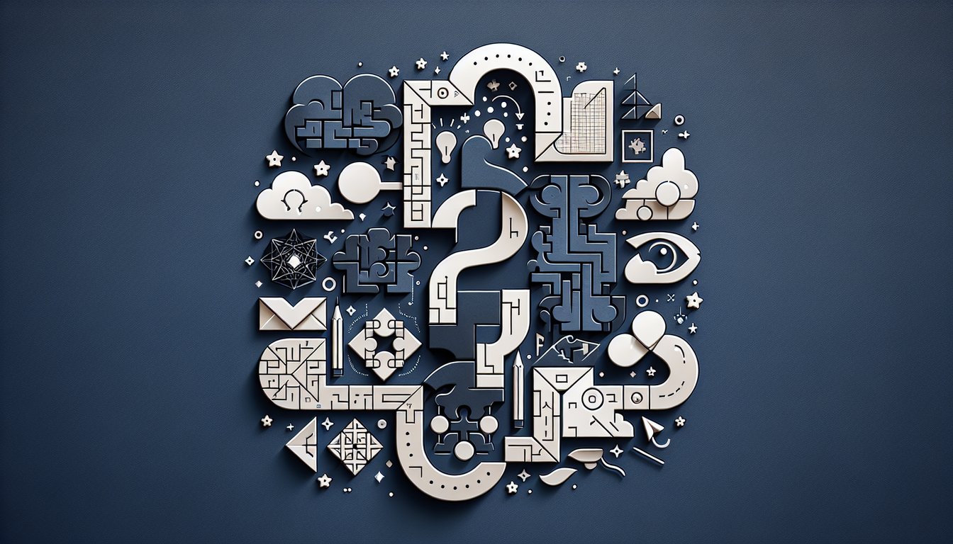 Paper art illustrating the engaging Logic Flip Challenge trivia for high school students.