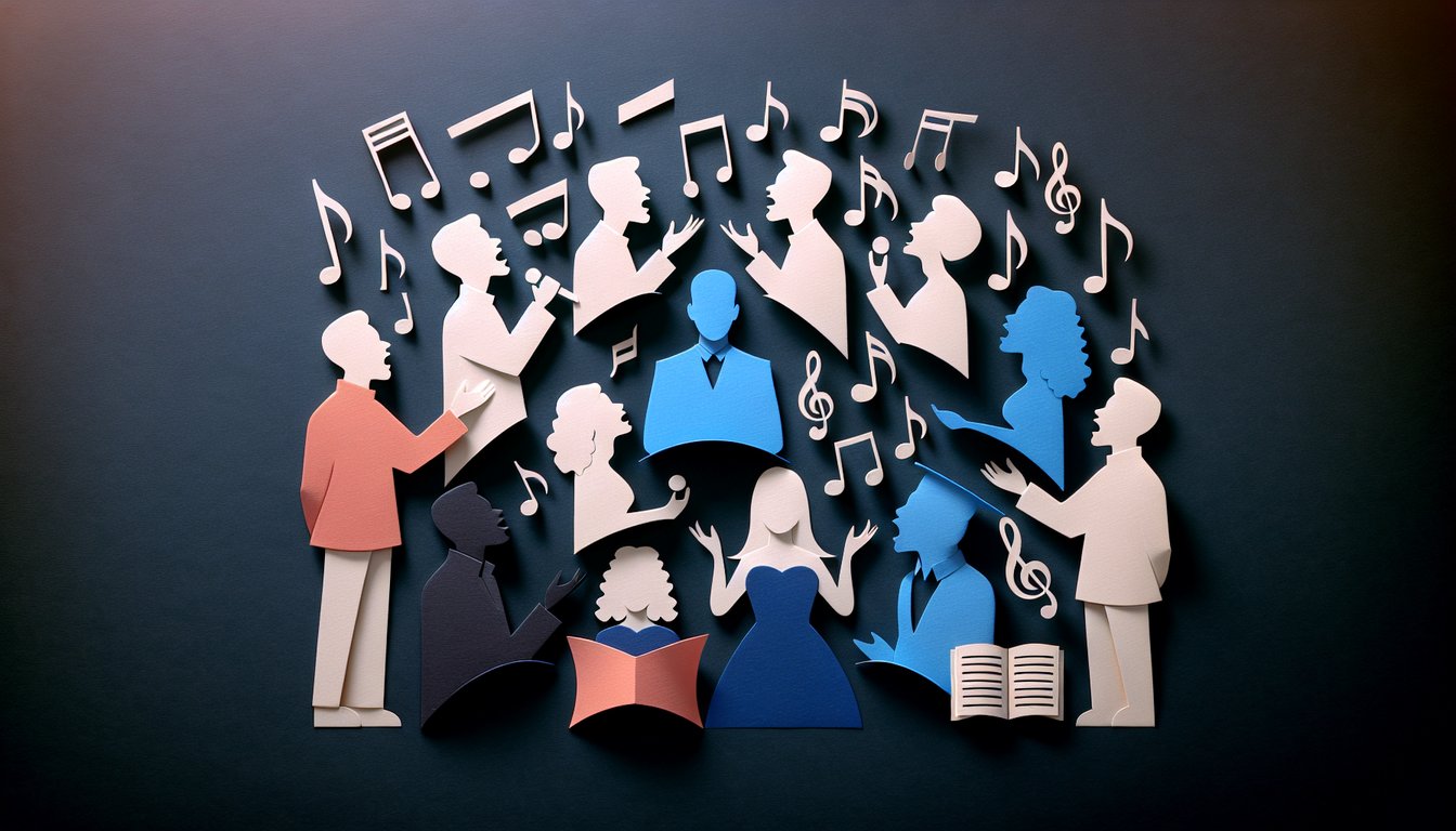 3D voxel art representation of the Graduate Level Voice course