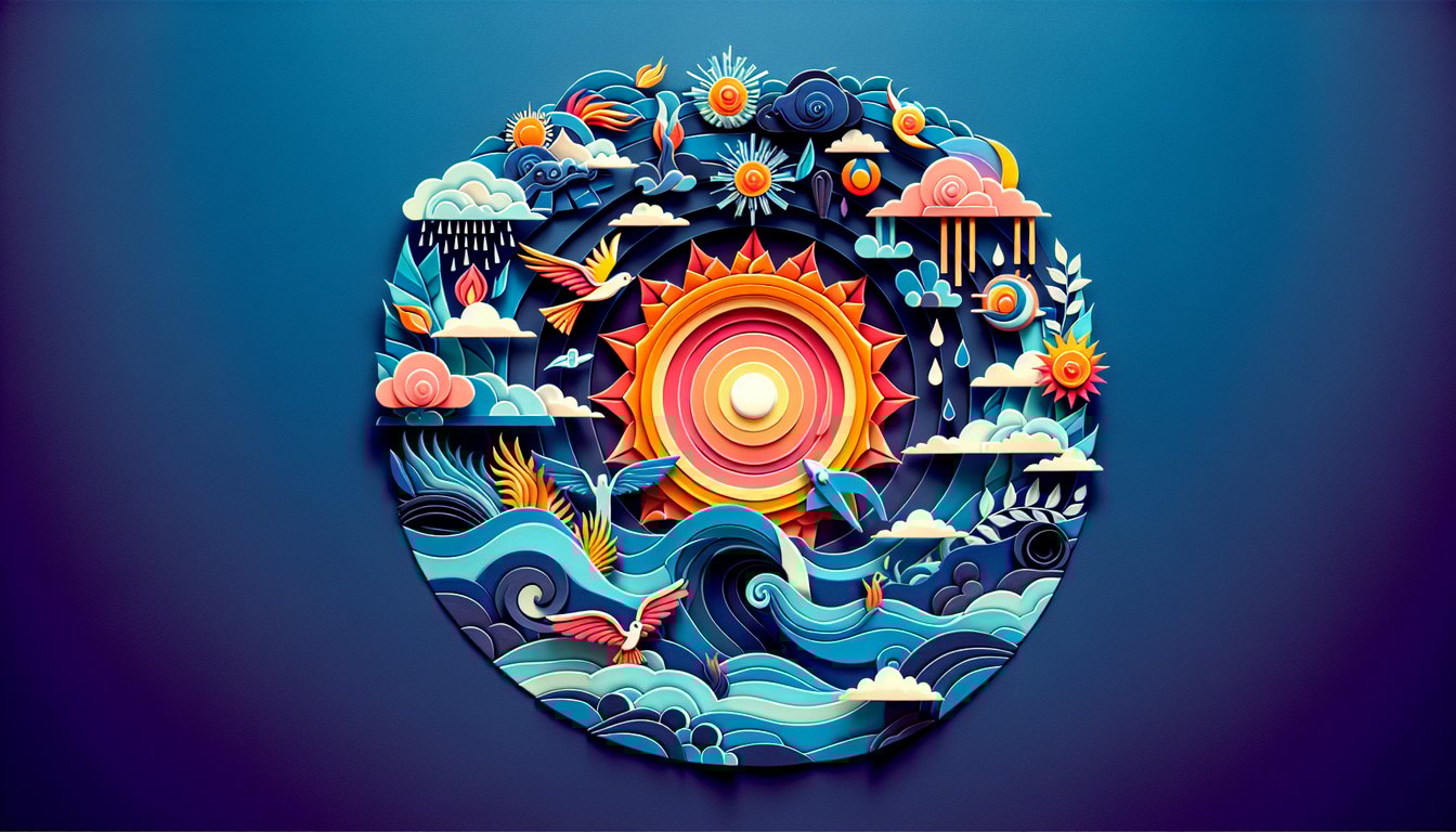 Colorful paper art promoting a Bible Knowledge Quiz on John Chapter 6
