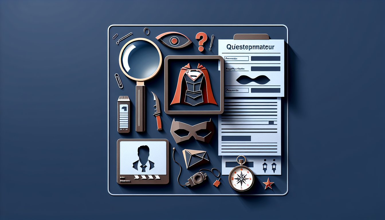Paper cutout style portrait of a tough action hero silhouette on dark blue backdrop symbolizing Vin Diesel quiz