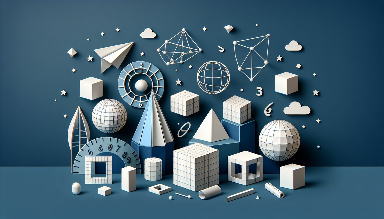 Colorful paper art promoting a Module 13 Volume Challenge trivia quiz for high school students.