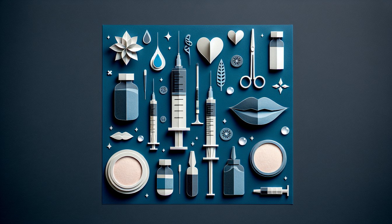 Colorful paper art depicting a quiz on Aesthetic Injector Proficiency