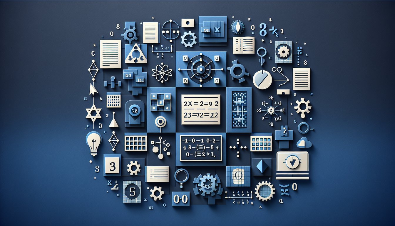 Paper art promoting Boolean Logic Blitz, a fast-paced trivia quiz for high school students.