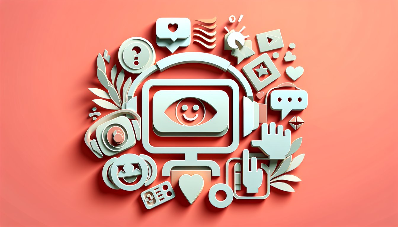 Paper art style illustration showing popular Twitch emotes on coral background inviting quiz challenge