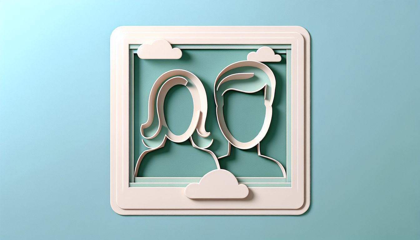 Paper art illustration of Selena Gomez and Demi Lovato on teal background for free celebrity twin personality quiz