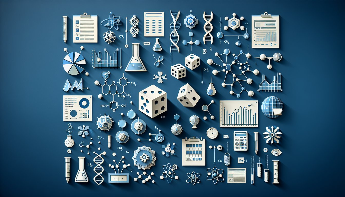 3D voxel art representation of the Probability and Statistics for ChBE course