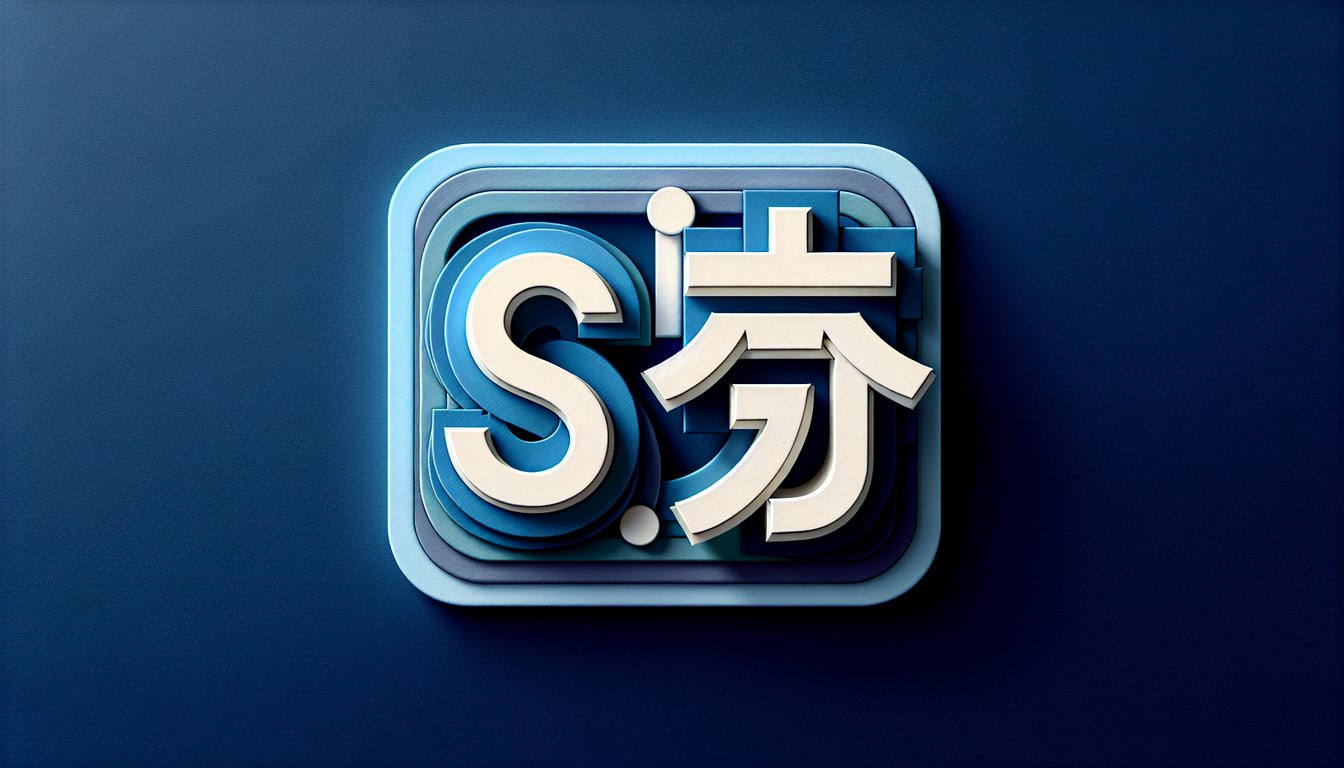Paper art quiz banner with Hiragana Sa and Ta characters on dark blue background, paper cutout style