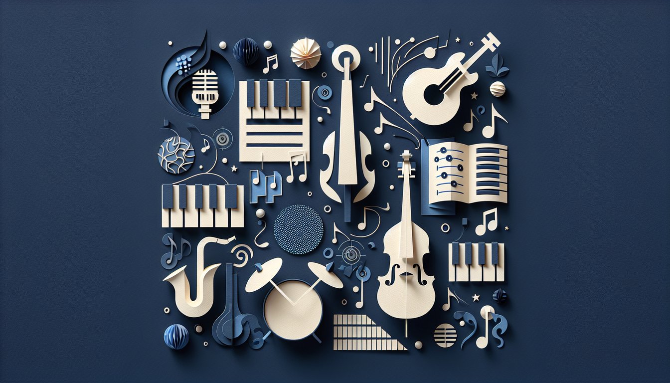 3D voxel art representation of the Jazz Improv Theory and Practice II course