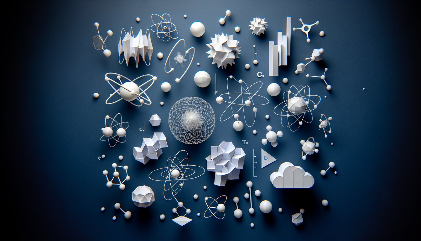 Paper art promoting Density Dynamics Quiz for high school physics test preparation.